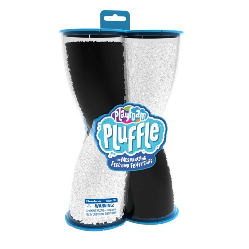 Сензорен материал PLAYFOAM PLUFFLE бяло и черно