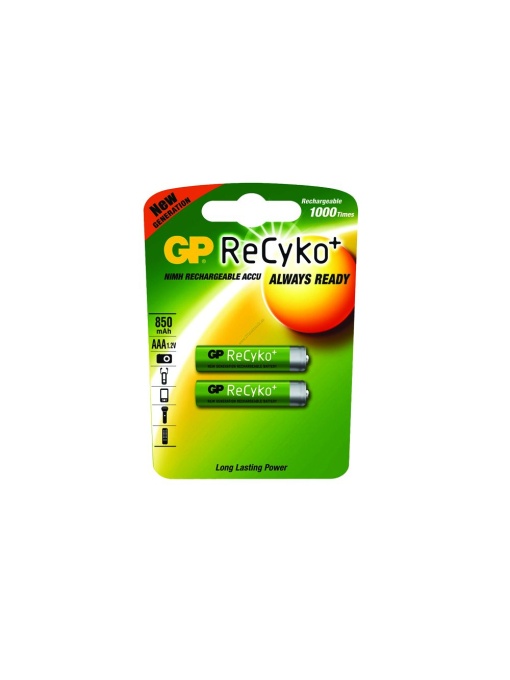 Батерия акум.GP R03, AAA, 1.2V, NiMH,оп.2, 850mAh