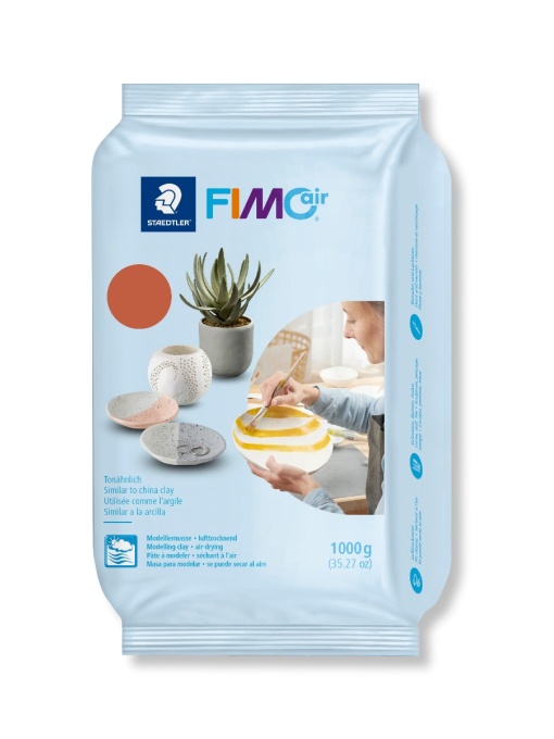 Глина Staedtler Fimo Air basic 8101, 1 kg, теракот