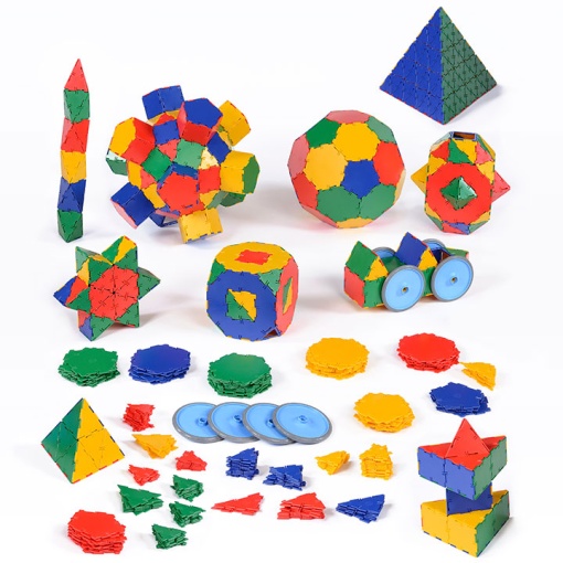 Конструктор Polydron Училищен комплект - 806 части