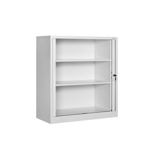 Метален шкаф с ролетна врата, RFG, 100 х 45 х 109 cm, бял