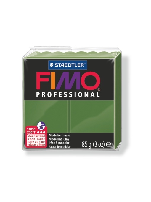 Полимерна глина Staedtler Fimo Prof,85g, тъмно зелен 57