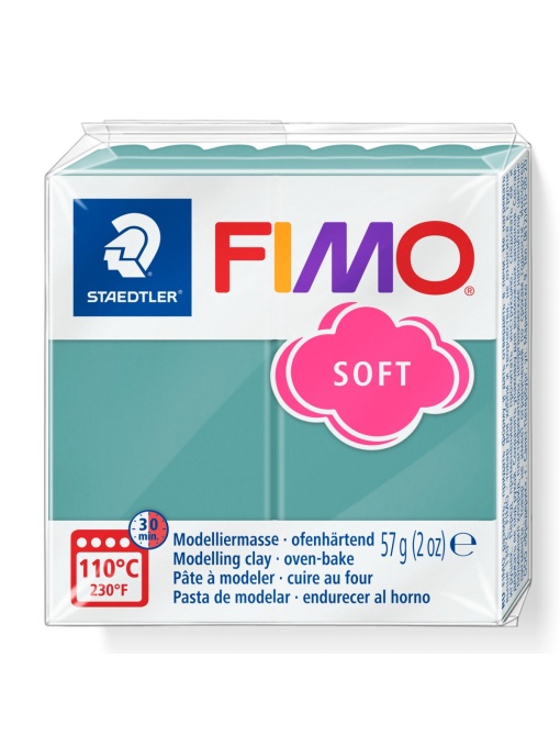Полимерна глина Staedtler Fimo Soft, 57g,зелен T36