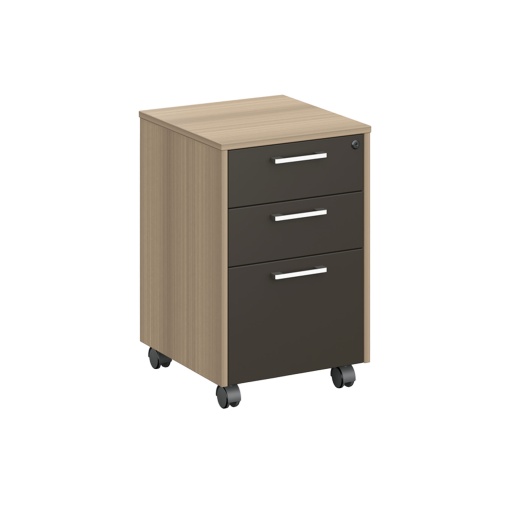 Milano RFG Контейнер, 400 х 420 х 620 mm, светъл дъб и сиво