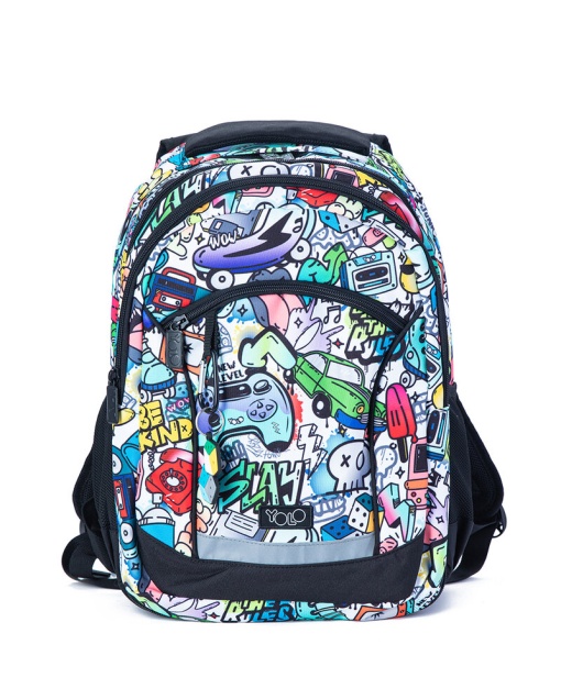 Ученическа Раница 2 In 1 Bag - Grafiti