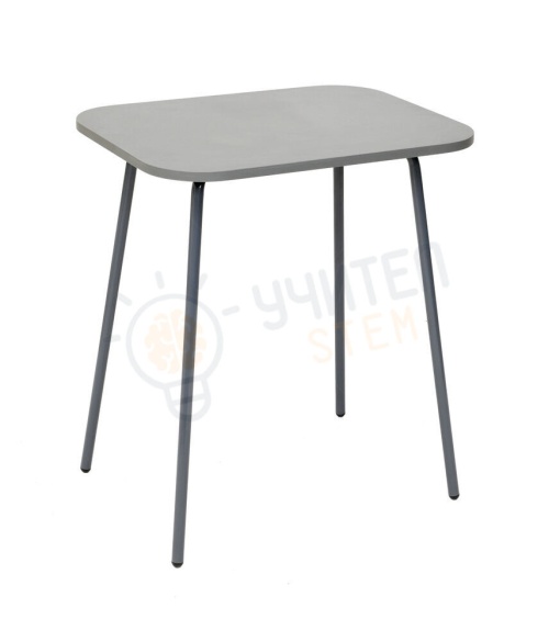 Малка висока антрацитна маса 65x50x74 см