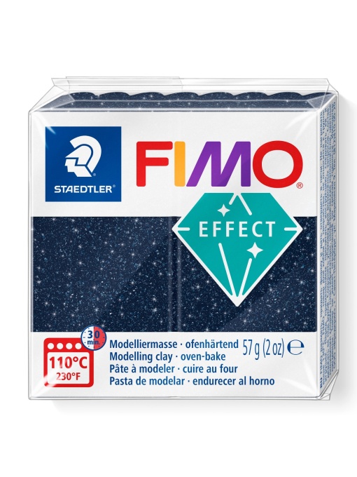 Полимерна глина Staedtler Fimo Effect, 57g, галактическо син 352
