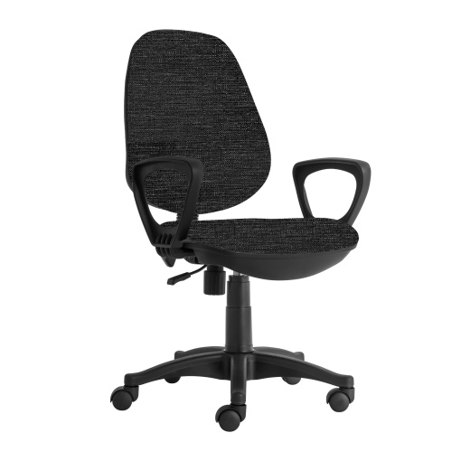 Presto Black Работен стол RFG, сив меланж