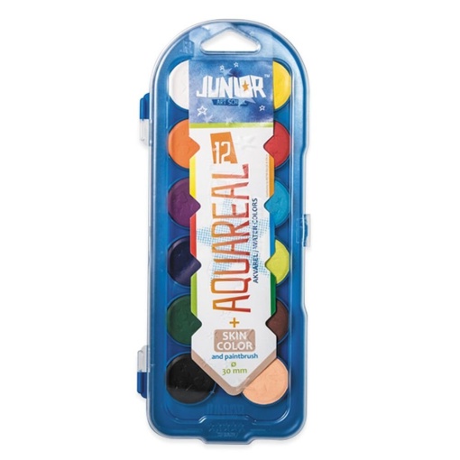 Водни Бои, 12 Цвята, 30 Мм, Наситени Цветове Junior