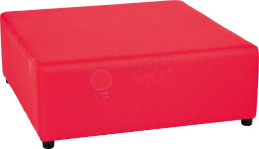 Квадратна седалка Bloco Mini червен