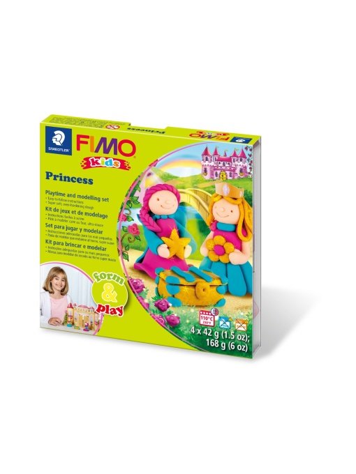 Комплект глина Staedtler Fimo Kids, 4x42g, Princess