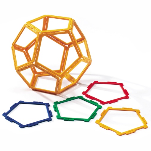 Конструктор Polydron FRAMEWORKS ПЕТОЪГЪЛНИЦИ 40 бр
