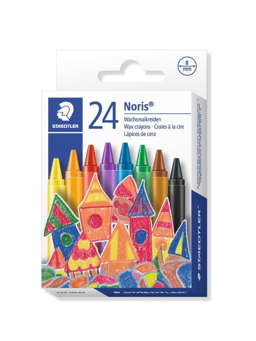 Пастели Staedtler Noris Club 220, 24 цвята