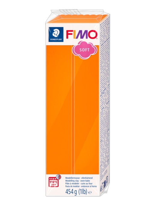 Пол. глина Staedtler Fimo Soft, 454g, мандарина 42