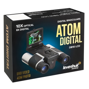 Бинокъл Atom Digital DB10 LCD с вграден екран и видеорекордер - Img 11
