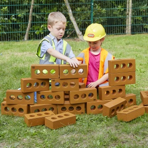 Гигантски строителни блокчета Play Foam House 30 части - Img 1