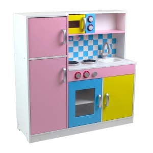 Детска кухня „Малкият готвач“ – цветна, 90×30×90 см - Img 5