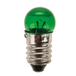 Зелена лампа (3.5V/0.2A), 10 бр