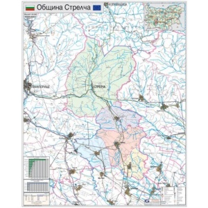 Карта на община Стрелча