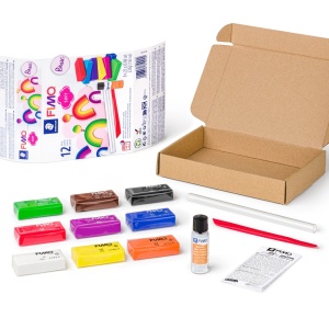 Комплект глина Staedtler Fimo Soft Basic 802310 - Img 2