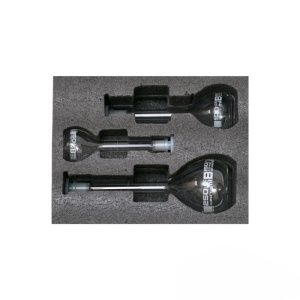 Комплект 3 мерителни колби клас А с пяна – 50/100/250 mL