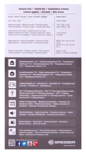 Метеорологична станция със цветен дисплей Temeo Life H, black - Img 3