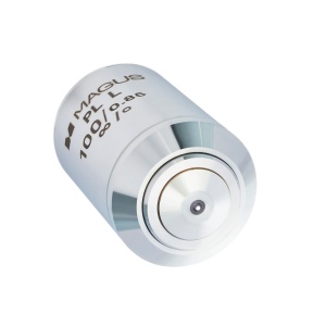 Обектив 100PLL 100х/0,85 Plan L WD 0,40 mm за металургичен микроскоп - Img 3