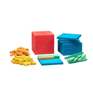 Основен комплект Dienes, цветен, от RE-Wood, 141 части, в кутия