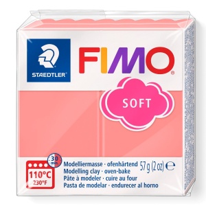Полимерна глина Staedtler Fimo Soft 8020, 57g, грейпфрут - Img 1