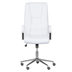 Президентски офис стол Carmen 6500-1 - бял - Img 2