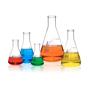 EduLab Borosilicate Complete Set 50–1000 ml – Комплект 5 ерленмайерови колби с пяна - Img 2