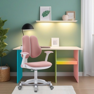 Ergo Cute White детски стол RFG, розов - Img 6