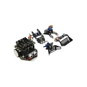 micro:Maqueen Plus V2 STEM робот с акумулаторни AA батерии + Maqueen Mechanic комплект