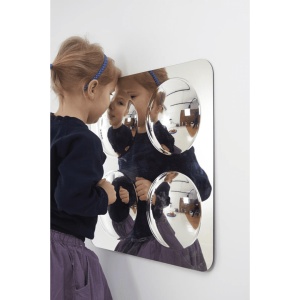 MirrorPlay 4D – Акрилен огледален панел с 4 купола, 49 см
