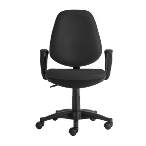 Presto Black екокожа черен работен стол RFG - Img 2