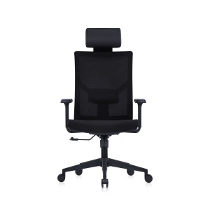 RFG Директорски стол Snow Black HB с черна седалка и черна облегалка. - Img 2