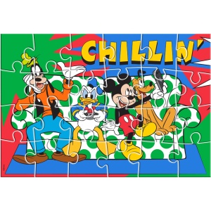 Двустранен пъзел за оцветяване, 24 части, Mickey - Img 2