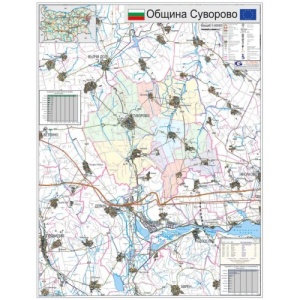 Карта на община Суворово