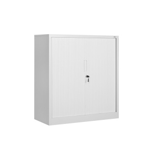Метален шкаф с ролетна врата, RFG, 100 х 45 х 109 cm, бял - Img 2