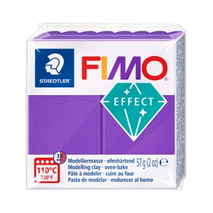 Пол. глина Staedtler Fimo Effect,57g, мет.лилав 61 - Img 1