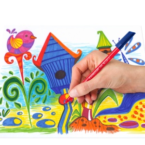 Флумастери Staedtler Noris 326, 10 цвята - Img 3