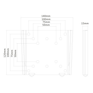 Neomounts by NewStar Flat Screen Wall Mount (fixed, ultrathin) Стойка - Img 3