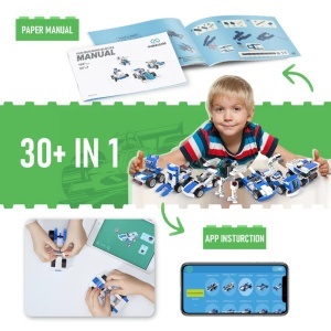 STEAM BuildMaster 30-в-1 – Конструктор за малки инженери - Img 4