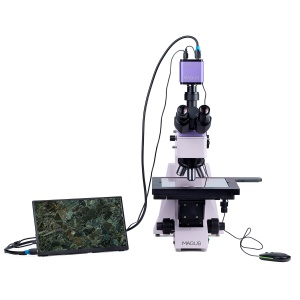 Металургичен цифров микроскоп Metal D650 BD LCD - Img 6