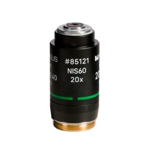 Обектив 20PL60V Plan 20х/0,40 ∞/1,2 H 60 mm - Img 2