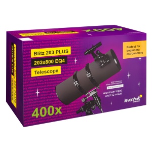 Телескоп Blitz 203 PLUS – рефлектор 203 mm, екваториална монтировка - Img 12
