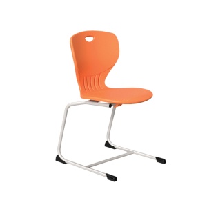 Ученически стол Maxima C, мандарина, от V до VIII клас, 43 х 45 х 43 cm, RFG. - Img 2