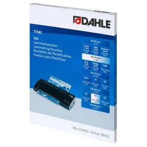 Фолио за ламиниране Dahle А4, 216x303mm, 80 микрона опаковка 100 - Img 1