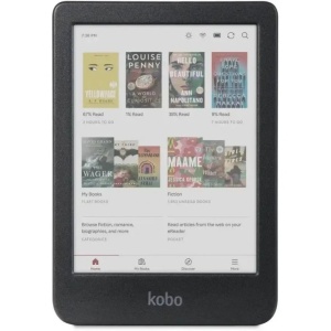 Четец за е-книги Kobo Clara Colour, 6" E Ink цветен, 16GB, черен
