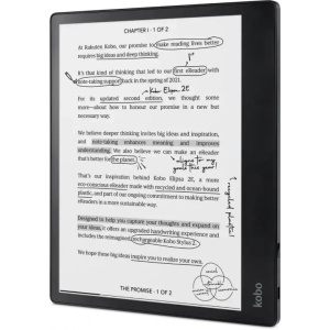 Четец за Е-книги Kobo Elipsa 2E, 10.3", E Ink, 32GB, със Stylus, черен - Img 2